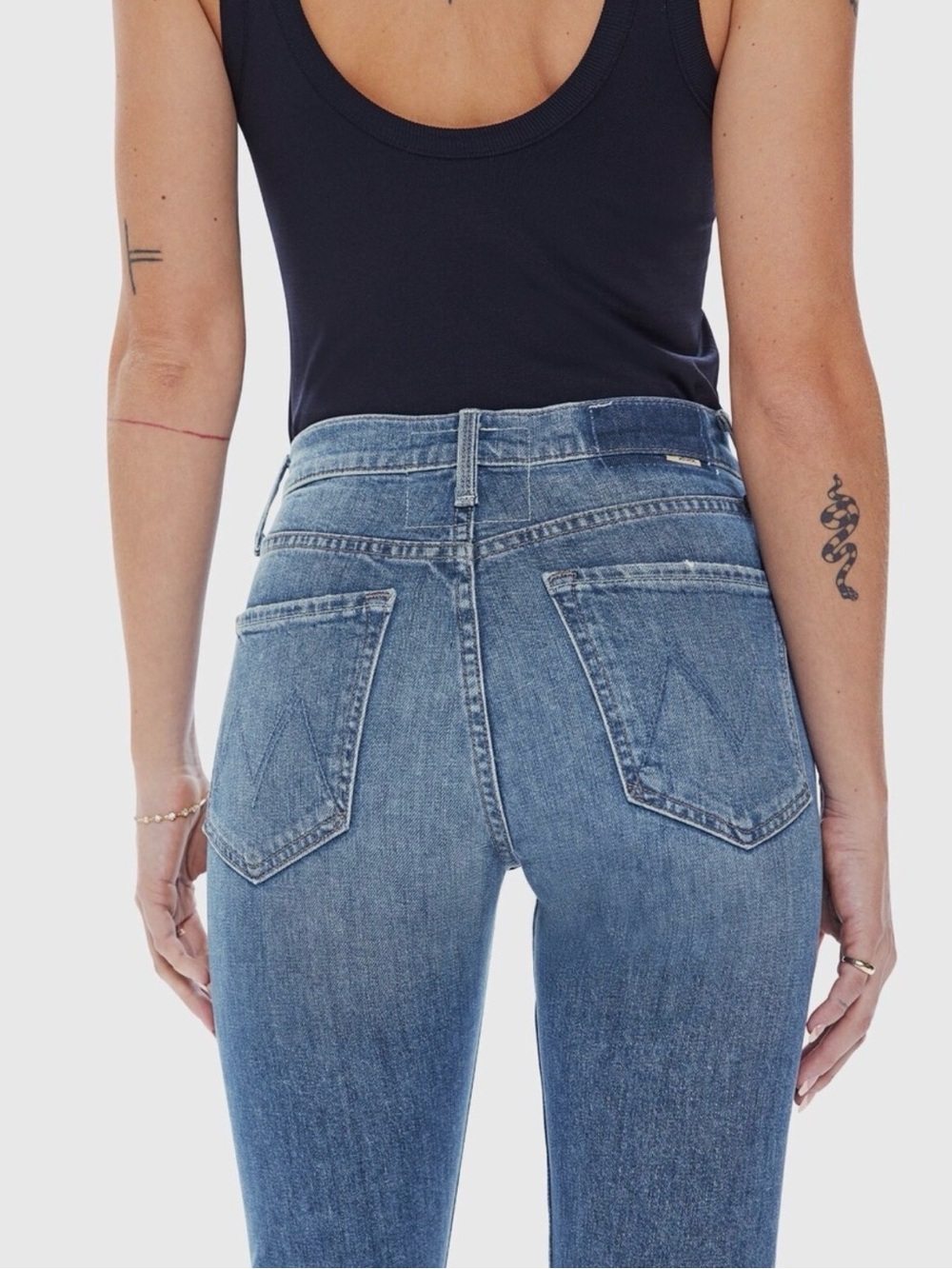 Mother Superior The Tomcat Jeans Denim  Kneeling On Stones 30 - Picture 3 of 15